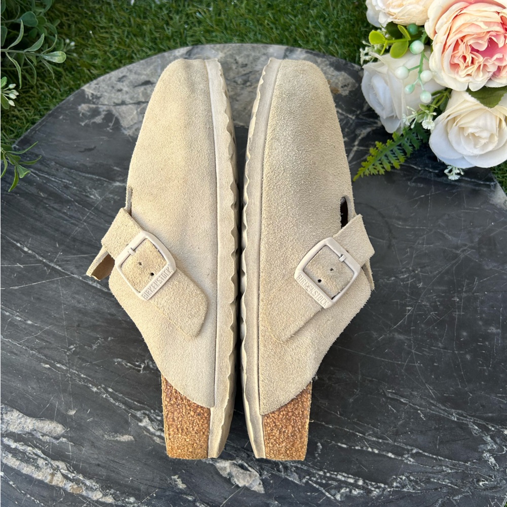 BIRKENSTOCK Boston Suede Leather 
Color: Oyster size UK 37 US 6-6.5 - Picture 12 of 16